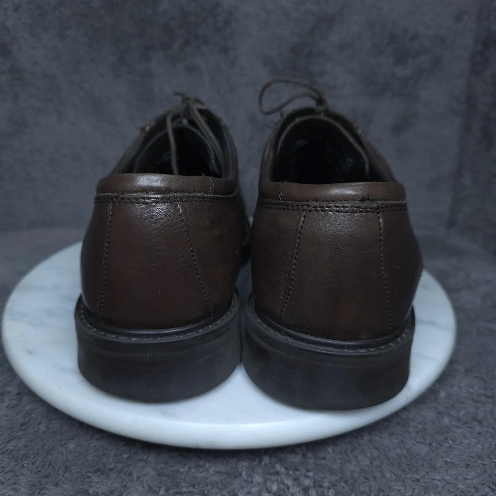 Bill Blass Ethan Shoes Mens Size 8 Brown Leather Derby Dress Comfort Italy